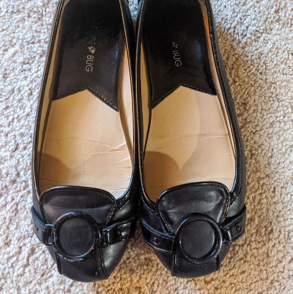 ✨Black Fashion Bug Flats